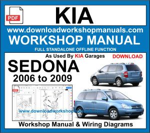 Kia Sedona repair workshop manual